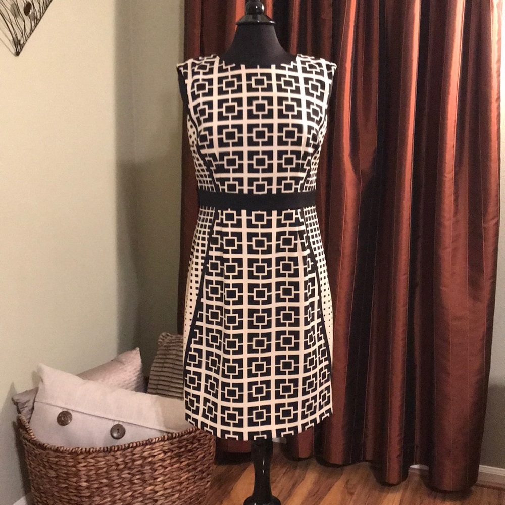 Maggy London Fitted Sheath Dress, Sz 10